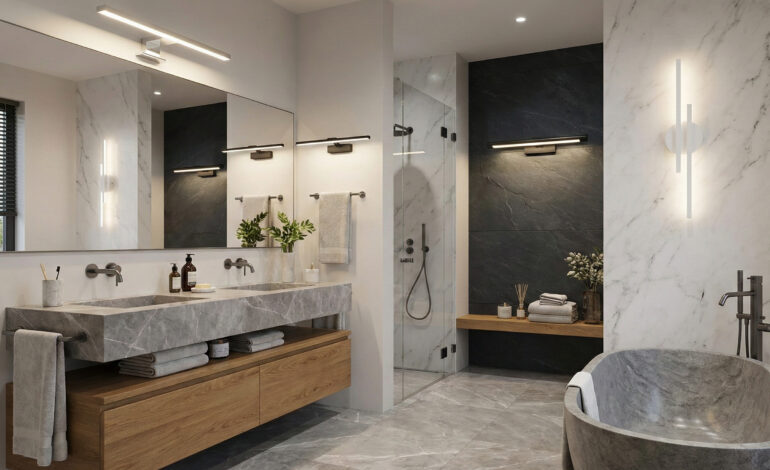 Kinkiety łazienkowe – jak dobrać oświetlenie